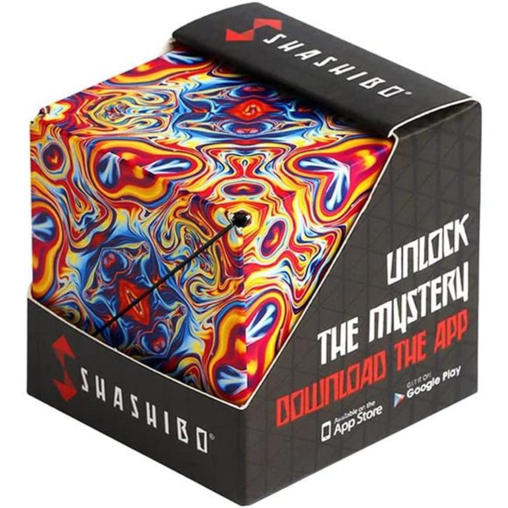 Shape Shifting Box -Award-Winning, Patented Fidget Cube w/ 36 Rare Earth Magnets
